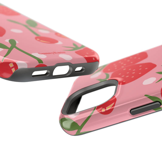 Berry Cherry Tough Phone Case